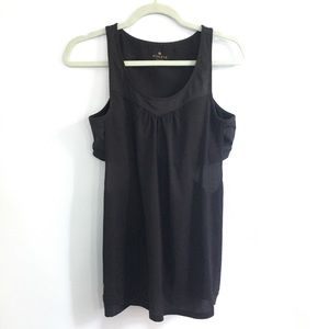 Athleta Gel Supercharged bra tank top
shiny Black